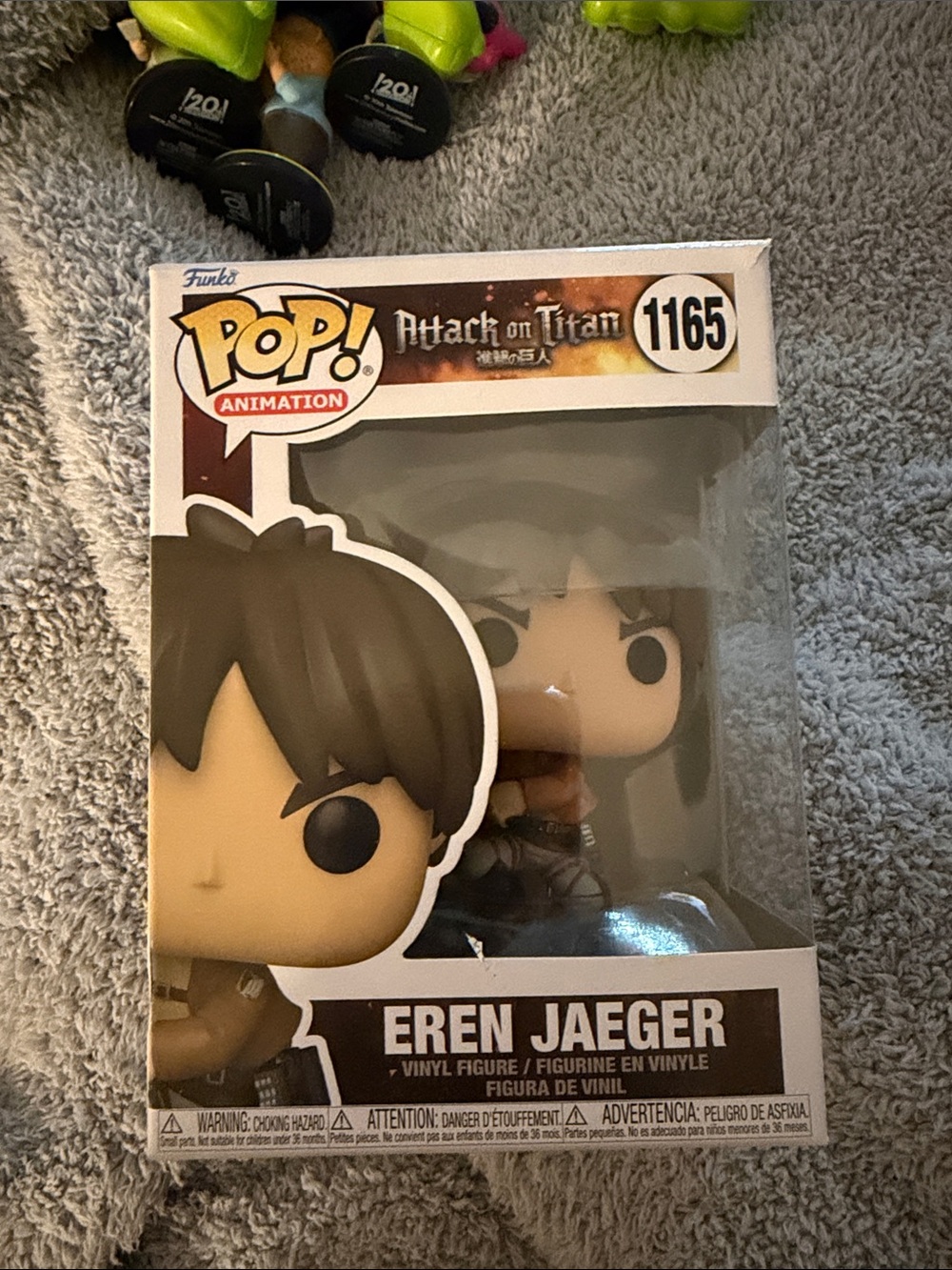 Funko Pop! Animation Eren Jaeger Vinyl Figure - Brown, Black